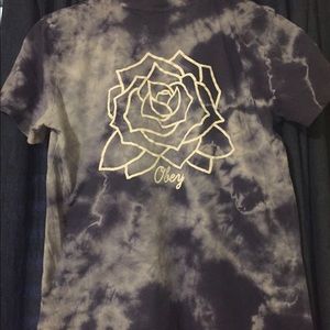 Obey Blue Tie Dye T-Shirt